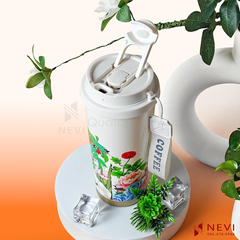 bình giữ nhiệt inox 316 có vòi uống nắp bật tiện lợi