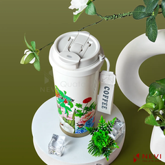 mẫu bình giữ nhiệt inox 316 có quai xách, kiểu dáng đẹp