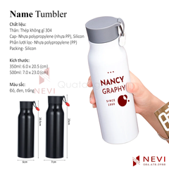 bình giữ nhiệt lock&lock Name Tumbler dung tích 350ml, 500ml, cung cấp bởi Quà tặng Nevi