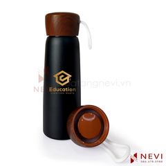 bình giữ nhiệt nắp gỗ giá tốt, cung cấp bởi Quà tặng Nevi