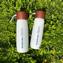 Bình Giữ Nhiệt Nắp Vân Gỗ