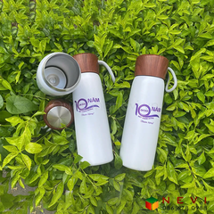 Bình Giữ Nhiệt Nắp Vân Gỗ