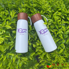Bình Giữ Nhiệt Nắp Vân Gỗ