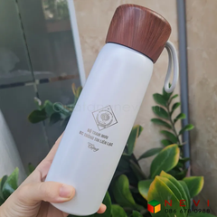 Bình Giữ Nhiệt Nắp Vân Gỗ