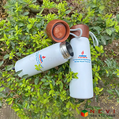 Bình Giữ Nhiệt Nắp Vân Gỗ
