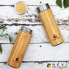 Bình Giữ Nhiệt Vỏ Tre