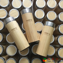 Bình Giữ Nhiệt Vỏ Tre