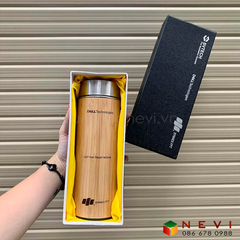 Bình Giữ Nhiệt Vỏ Tre