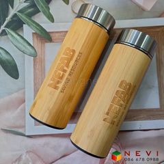 Bình Giữ Nhiệt Vỏ Tre