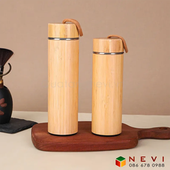 Bình Giữ Nhiệt Vỏ Tre 500ml