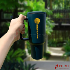 cốc giữ nhiệt mẫu mới màu xanh dương dung tích lớn tại quà tặng nevi