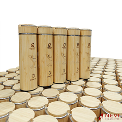 Nevi cung cấp số lượng lớn bình giữ nhiệt vỏ tre khắc tên tại Hà Nội và toàn quốc