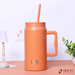 ly giữ nhiệt màu cam mẫu mới 1.5L tại quà tặng nevi