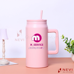 ly giữ nhiệt màu hồng mẫu mới tại quà tặng nevi