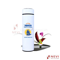 mẫu bình giữ nhiệt inox in tem UV làm quà tặng giá rẻ trên toàn quốc, cung cấp bởi Quà tặng Nevi