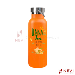 quà tặng bình giữ nhiệt có quai xách, màu cam, cung cấp bởi Quà tặng Nevi