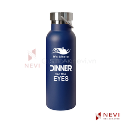 quà tặng bình giữ nhiệt có quai xách, màu xanh dương, cung cấp bởi Quà tặng Nevi