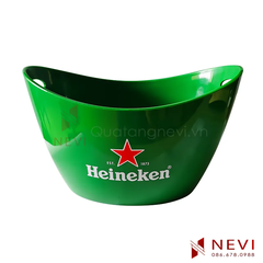 xô đá nhựa Heineken loại lớn dung tích 12L