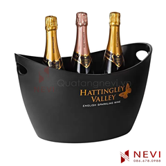 in xô đá nhựa làm quà tặng quảng cáo