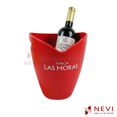 xô đá nhựa màu đỏ đẹp