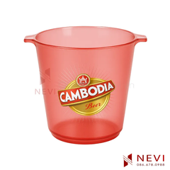 xô đá nhựa 5l in logo tại Nevi