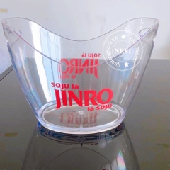 Xô Đá Nhựa Trong Suốt Jinro