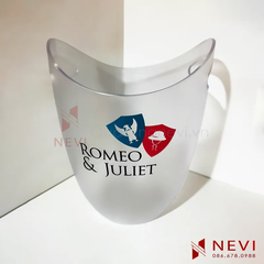 sản xuất xô đá 2 quai in logo tại nevi