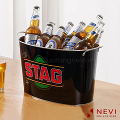 xô đá kim loại in ấn theo yêu cầu tại quà tặng nevi