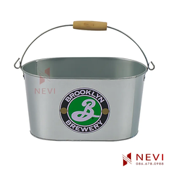 xô đá kim loại sắt mạ kẽm