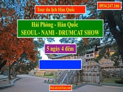 Alo Tour du lịch Hải Phòng Hàn Quốc 5N4Đ giá rẻ, Alo 0934247166