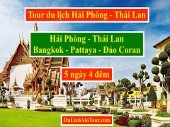 Alo Tour du lịch Hải Phòng Thái Lan 5 ngày vietjet, Alo: 0934.247.166