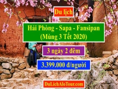 Tour Hải Phòng Sapa dịp Tết âm lịch 2020 KH M3 Tết, Alo: 0934.247.166