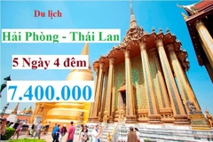 TOUR HẢI PHÒNG – THÁI LAN: BANG KOK - PATTAYA (5 Ngày 4 đêm)