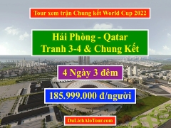 Tour du lịch Hải Phòng Dubai, Xem trận Chung Kết World Cup 2022