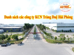 Danh sách các công ty KCN Tràng Duệ Hải Phòng