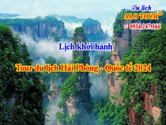 Lịch khởi hành các Tour Quốc tế 2024 từ Hải Phòng, Alo: 0934.247.166