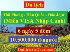 Tour du lịch Hải Phòng Hàn Quốc, du lịch Hải Phòng đảo Jeju giá rẻ