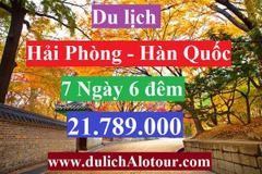 TOUR HẢI PHÒNG – HÀN QUỐC: BUSAN - ĐẢO CHEJU - SEOUL (7 Ngày 6 đêm)