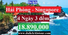 TOUR HẢI PHÒNG - BALI (SINGAPORE): JAKARTA - BALI (4 Ngày 3 đêm)