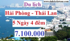 TOUR HẢI PHÒNG – THÁI LAN: BANGKOK - PATTAYA (TG Airline)