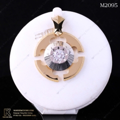 Mặt dây nam vàng 18k M2095