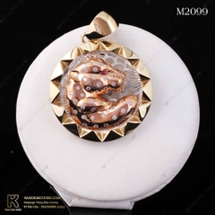 Mặt dây nam vàng 18k M2099