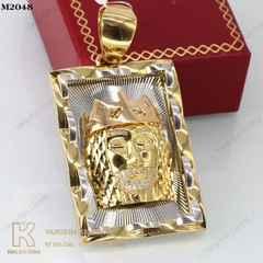 Mặt dây nam vàng 18k M2048