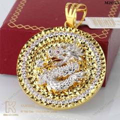 Mặt dây nam vàng 18k M2053