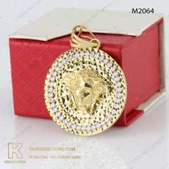 Mặt dây nam vàng 18k M2064