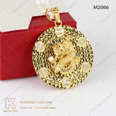 Mặt dây nam vàng 18k M2066