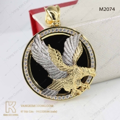Mặt dây nam vàng 18k M2074