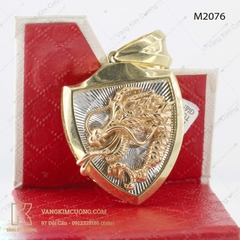 Mặt dây nam vàng 18k M2076