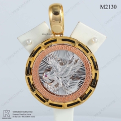 Mặt dây nam vàng 16k M2130