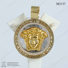 Mặt dây nam vàng 18k M2137